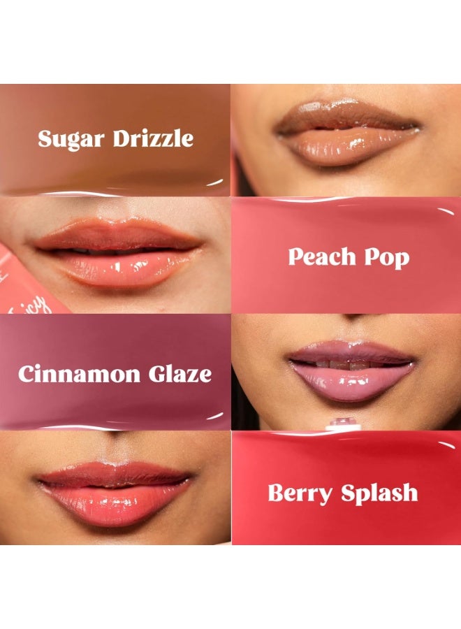 رينيه مرطب شفاه ملون من رينيه جوسي فيكس - بنكهة القرفة | لمسة نهائية لامعة وبراقة | يحمي الشفاه بعامل حماية من الشمس 30 | يُصلح ويغذي الشفاه الجافة والمتقشرة | غني بالببتيدات والسيراميدات وحمض الهيالورونيك | 10 غرام - Image 4